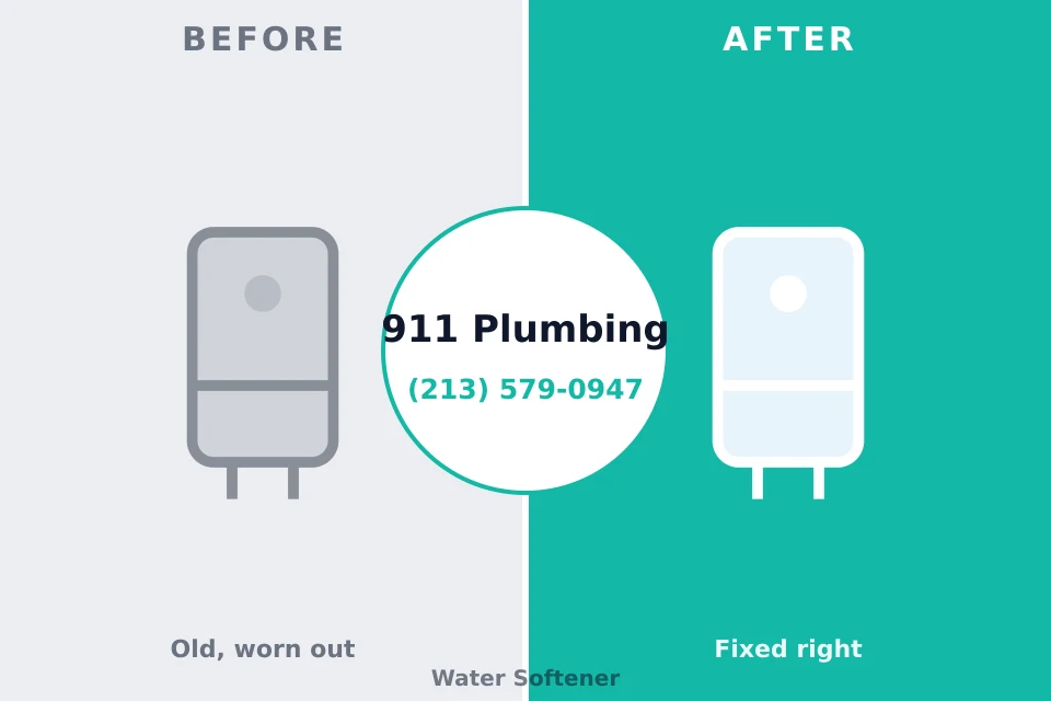 Before and after: plumbing company Anthony, TX